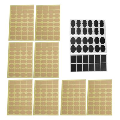292-Piece Set of Self-Adhesive Chalkboard Labels