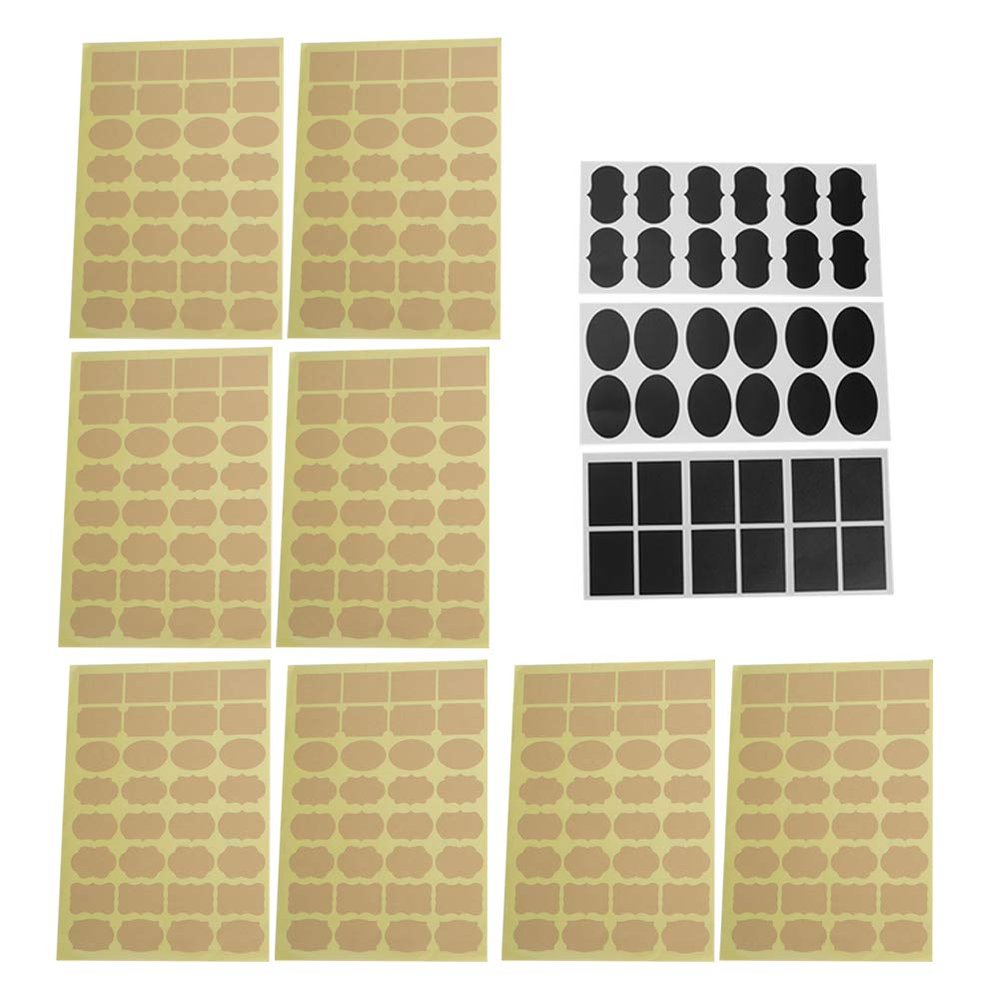 292-Piece Set of Self-Adhesive Chalkboard Labels