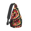 Pizza Pattern Shoulder Bag for Men and Women view 2
