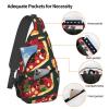 Pizza Pattern Shoulder Bag for Men and Women view 4