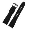 HKIDKK Silicone Watch Band for Rolex, Longines, Citizen BN0193, Curved Interface, 19/20/22 mm, Soft 21-Man Band, 19 mm, Agate view 1