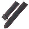 HKIDKK Nylon-Linen Watch Band for Omega Seamaster Diver 300, Rolex, Seiko SKX, Tissot and Longines, Leather, 19/20/21/22 mm, 19 mm Rose Buckle, Agate view 1