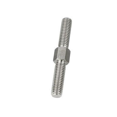 Double-Ended Threaded Rod, 304 Stainless Steel, M3–M16, 5-Piece Set