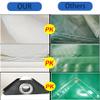 White PVC Wood Tarp 1.9 x 4.7 m, Waterproof and UV-Stabilized view 4