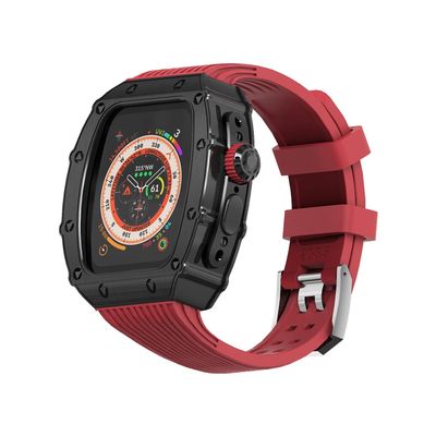 ANZOAT 49 mm Metal Case and Silicone Band Mod Kit for Apple Watch Ultra