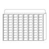 Acrylic Wall-Mounted Phone Locker with Lock, White, Size 80 view 1