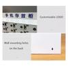 Acrylic Wall-Mounted Phone Locker with Lock, White, Size 80 view 2