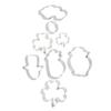 MAGICLULU Metal Cookie Cutters for Valentine's Day, Leaf Shapes view 1