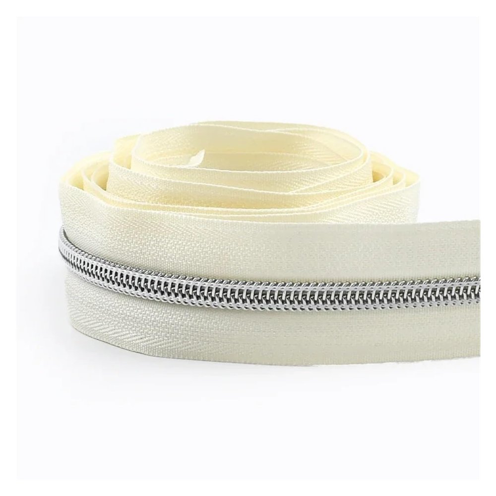 AQXYWQLL 1/2/3/5/10 m #5 Nylon Coil Zipper Tape for Sewing Bags and Jackets