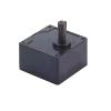 1-Piece 70 x 70 mm Flange Gearbox, 10 mm Keyway Shaft, 15 W, 3GN180K view 2