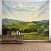 Homxi Psychedelic Grassland Landscape Tapestry, 300 x 256 cm, Green view 1