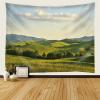 Homxi Psychedelic Grassland Landscape Tapestry, 300 x 256 cm, Green view 2