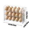 3-Tier Flippable Egg Holder for Refrigerator view 2