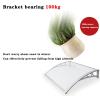 Wall-Mounted Aluminum Door Awning, 80 x 115 cm view 4