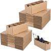 Watersay 60-Pack Cardboard Parts Bins, 30.5 x 10.2 x 10.2 cm, with Dividers view 1
