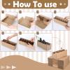 Watersay 60-Pack Cardboard Parts Bins, 30.5 x 10.2 x 10.2 cm, with Dividers view 3