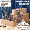 Watersay 60-Pack Cardboard Parts Bins, 30.5 x 10.2 x 10.2 cm, with Dividers view 4