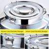 CWCQGH Airtight Stainless Steel Milk Transport Can, 76L view 4