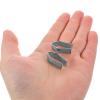 PRETYZOOM 20-Piece Iron Spring Clips for Clothes Hangers, Silver view 3