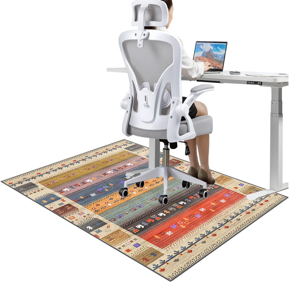 JaevKwzy 140 x 180 cm Gaming Chair Floor Mat