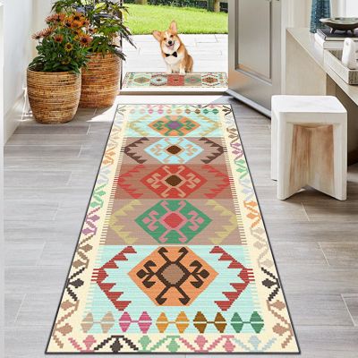 KwuSeug Long Non-Slip Washable Kitchen Runner Rug, 40 x 250 cm
