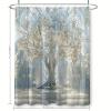 ZXBNNN Polyester Shower Curtain Set with Artistic Tree Design, 180 x 200 cm view 3