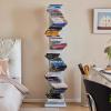 9-Tier Vertical Metal Bookshelf for Small Spaces view 2