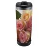 JKLQWH Vacuum-Insulated Stainless Steel Travel Mug with Rose Design view 1