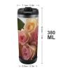 JKLQWH Vacuum-Insulated Stainless Steel Travel Mug with Rose Design view 2