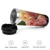 JKLQWH Vacuum-Insulated Stainless Steel Travel Mug with Rose Design view 3