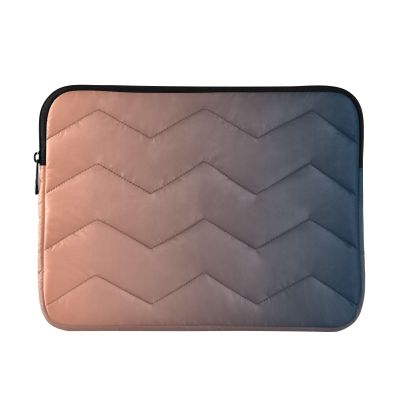 Orange-Blue Gradient 13-Inch Quilted Laptop Sleeve