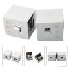 Eawfgtuw Thermostatic Handle Pair for Bathtub and Shower Faucets, Chrome Square Knobs view 4