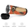 Vacuum-Insulated Stainless Steel Travel Mug with Floral and Penguin Design view 3