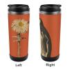 Vacuum-Insulated Stainless Steel Travel Mug with Floral and Penguin Design view 4