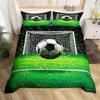 Loussiesd Football Sports Duvet Cover Set, 135 x 200 cm, Microfiber view 1