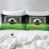 Loussiesd Football Sports Duvet Cover Set, 135 x 200 cm, Microfiber view 4