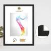 FRAMO Wooden Picture Frame 40 x 70 cm, Pine-Black, Made to Measure view 4