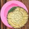 Silicone Molds for Chocolate, Fondant & Resin, 4.9 x 4.9 cm, Tree Stump with Moss view 1