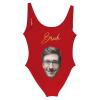 Personalized One-Piece Swimsuit for Women with Photo or Face view 1