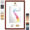 FRAMO MDF Picture Frame 80 x 105 cm, Red-Washed | Custom Size view 1