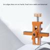 Cabinet Door Positioning Tool, Adjustable Mounting Jig, 7–40 mm view 3