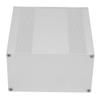 Silver Aluminum Enclosure, Split-Design Electronics Project Box for PCB Wiring view 2