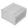 Silver Aluminum Enclosure, Split-Design Electronics Project Box for PCB Wiring view 3