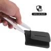 SECFOU Stainless Steel and Silicone Cooking Tongs with Non-Slip Grip view 4