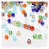 15-Color Bicone Glass Beads, 2/3/4/6/8 mm, Faceted Double-Cone Spacer Beads view 4