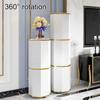 Rotating Shoe Rack, 360° Rotating Metal Shoe Cabinet, 3/6/9-Tier view 3