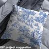 Loussiesd French Country Fabric, 460 x 150 cm, Waterproof Upholstery Fabric by the Yard view 4