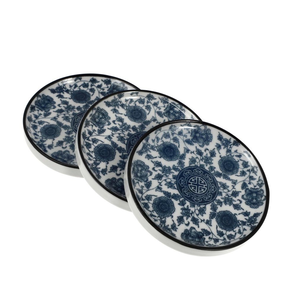 Blue Ceramic Tea Coaster for Teapots