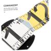 Kisangel 5-Pack Folding PVC Fish Measuring Rulers, 55 in, Yellow view 3
