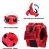 ZEACCT 2-Piece Olympic Barbell Collars, Quick-Release Clips, Red view 4